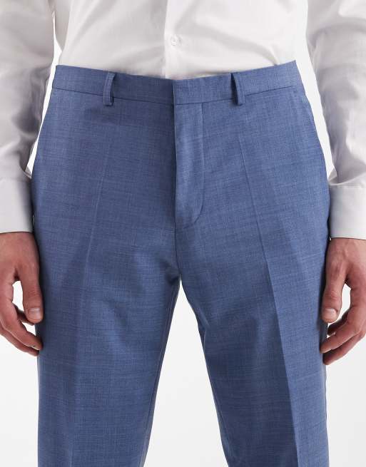Hugo Red - Arti Hesten - Blå slim fit-habitbukser - Del af sæt, 5 af 5
