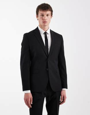 Hugo Red Arti Hesten Co-ord Slim Fit Suit Jacket In Black