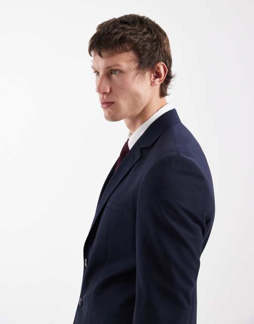 Hugo Red Arti hesten co-ord slim fit suit jacket in dark blue, 4 of 5