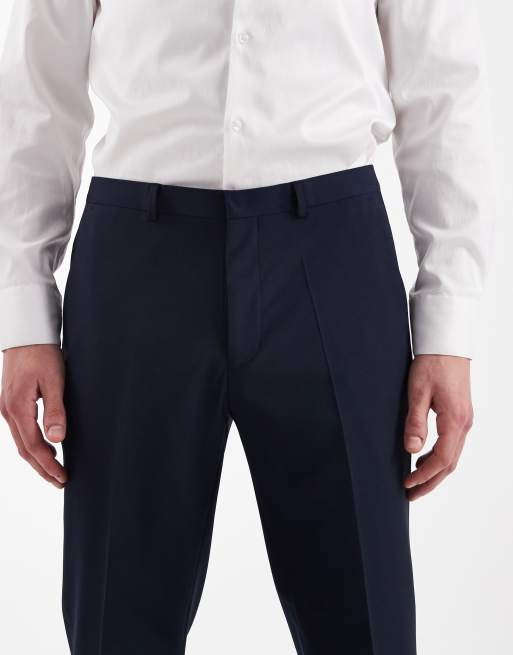 Hugo Red - Arti Hesten - Mørkeblå slim fit-habitbukser - Del af sæt, 5 af 5