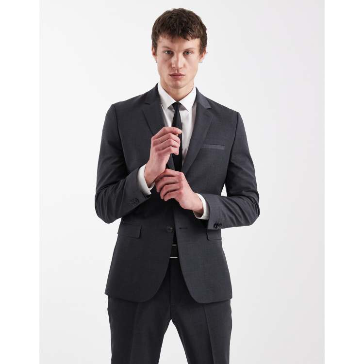 Hugo Red Arti hesten slim fit suit jacket in dark gray - part of a