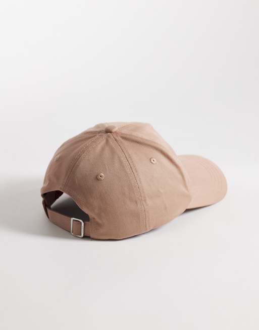 Hugo Red Asya logo baseball cap in beige, 3 of 3