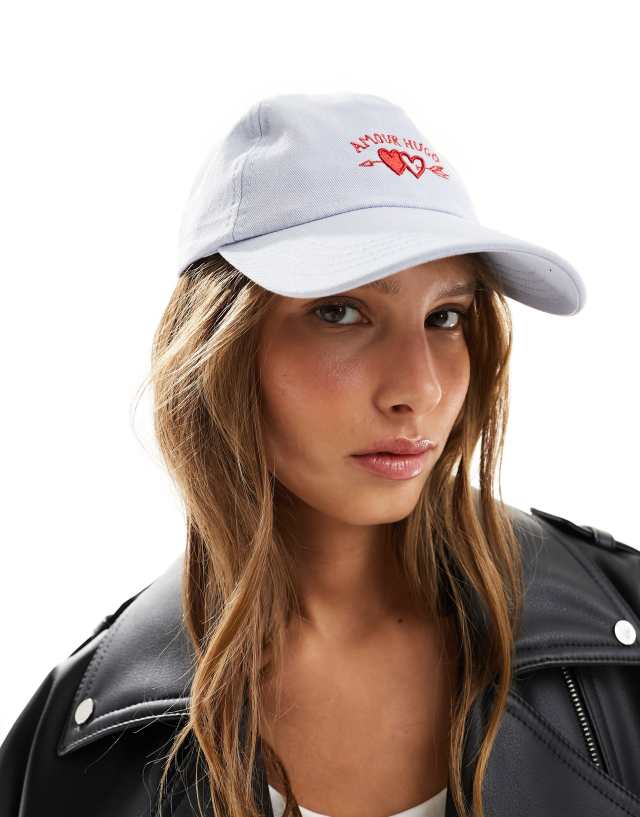 Hugo Red - baseball cap in pale blue