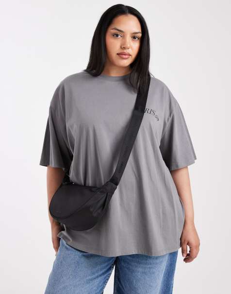 HUGO Red Bel nylon crossbody bag in black - view 1