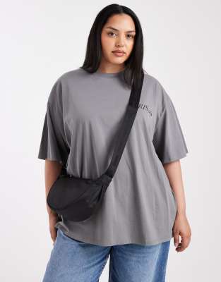 HUGO Red - Bel - Umhängetasche aus Nylon in Schwarz