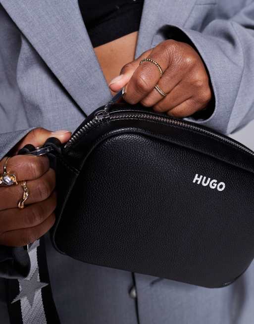 HUGO BOSS ショルダーバッグ HUGO RED 50535643 HUGO Red Bell crossbody bag in black with logo strap | ASOS
