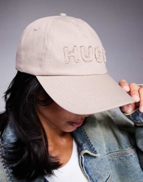 HUGO Red – Beżowa baseballowa czapka z daszkiem z logo - view 1