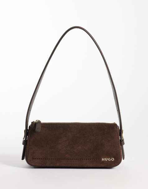 Hugo Red - Borsa da spalla marrone - view 1