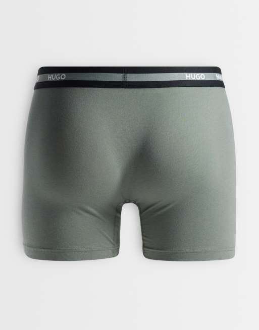 HUGO Red – Boxershorts in verschiedenen Farben mit Logo am Bund, 3er-Pack, 2 von 3