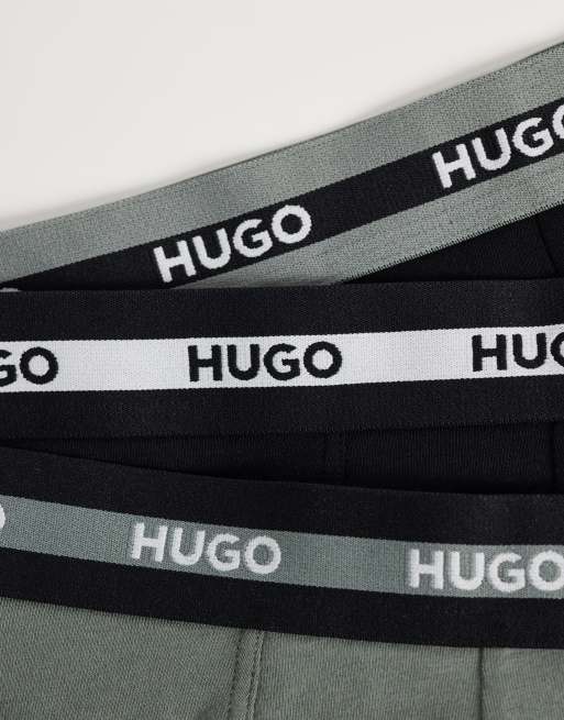 HUGO Red – Boxershorts in verschiedenen Farben mit Logo am Bund, 3er-Pack, 3 von 3