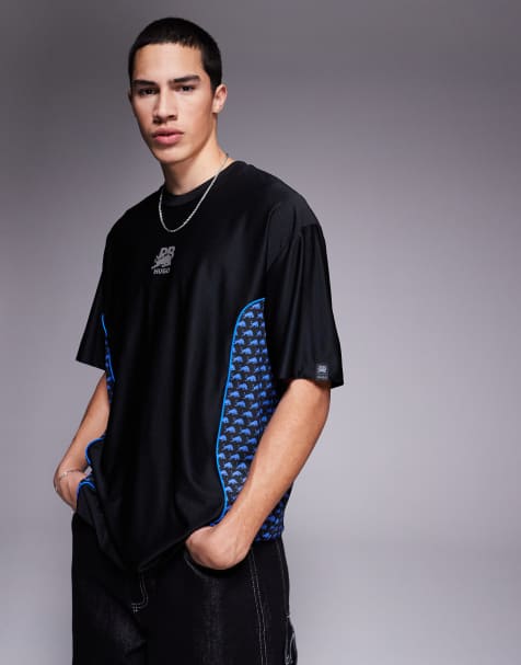 HUGO Red – Bull Racing – Capsule Dinokey – Svart t-shirt i oversize med centrerad logga - view 1