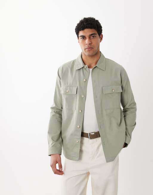 HUGO - Red - Camicia oversize color verde chiaro