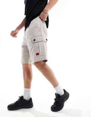 cargo shorts in gray