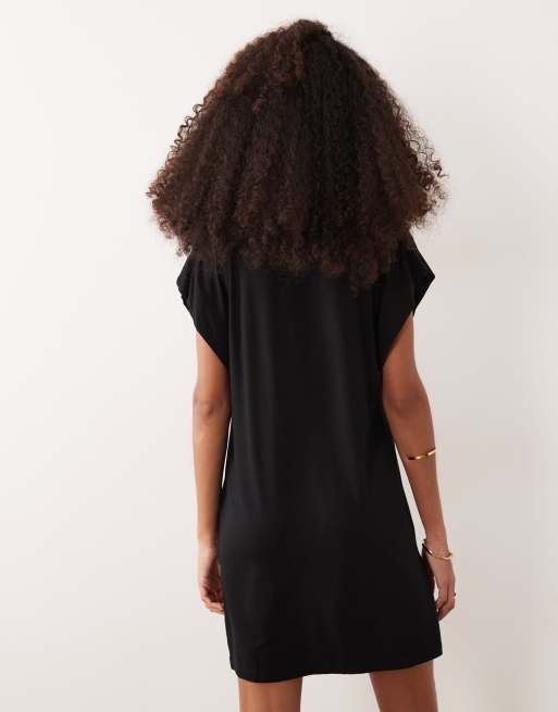 HUGO Red - Chemise de nuit confort - Noir, 4 de 4
