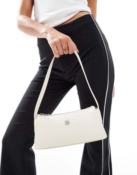 HUGO Red - Chris - Borsa a mano bianca con logo - view 1