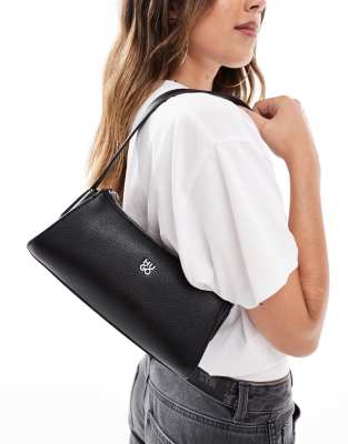 HUGO Red - Chris - Handtasche in Schwarz mit Stapellogo