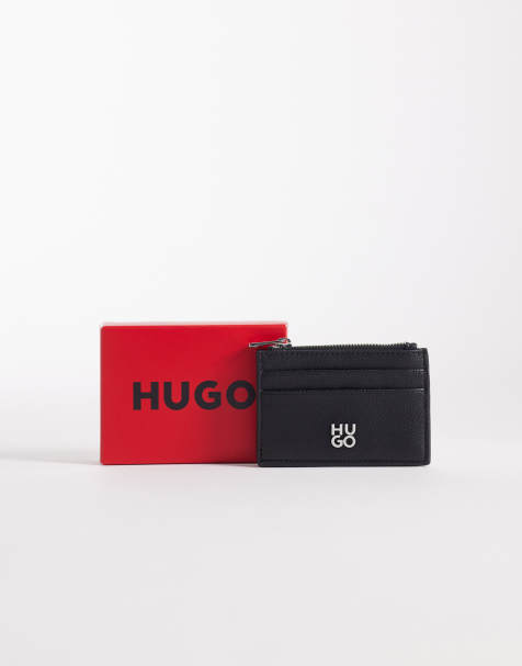 Hugo Red - Chris - Portacarte nero con zip - view 1