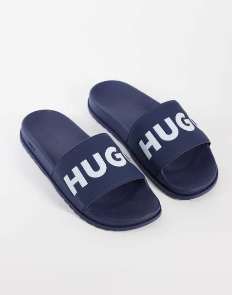 HUGO Red - Claquettes - Bleu foncé - view 1