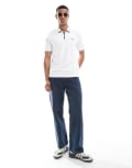 [Hugo Red] HUGO Red Dalomino polo shirt in white 2XL White