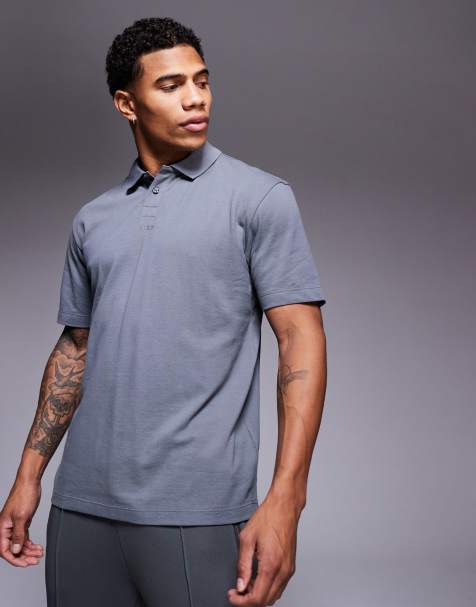HUGO Red Dangula polo in grey - view 1