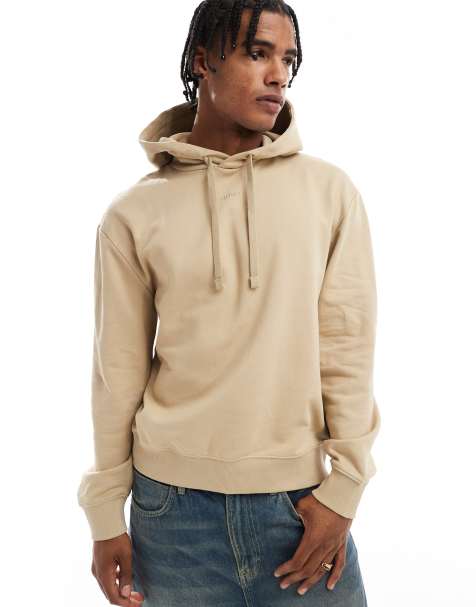 Hugo Red Dapo hoodie in beige - view 1