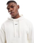 [Hugo Red] HUGO RED Dapo logo hoodie in white M Open White