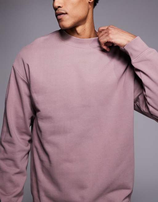 HUGO Red – Dapocrew – Ljusbrun sweatshirt, 5 av 5
