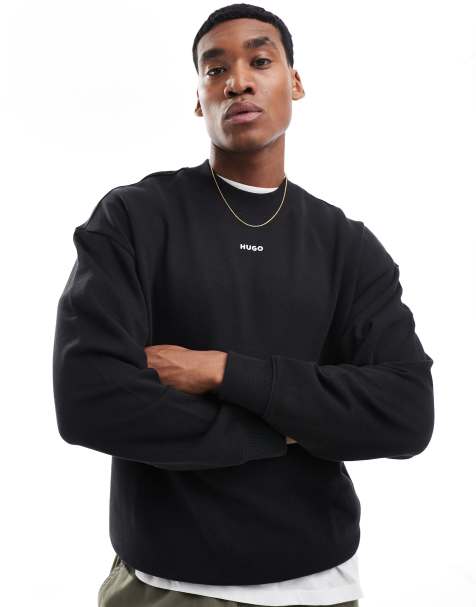 HUGO Red - Dapocrew - Sweat - Noir - view 1