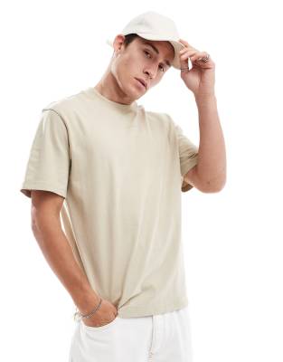 Dapolino relaxed fit T-shirt in beige-Neutral