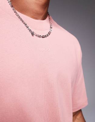 Hugo Red Dapolino Relaxed Fit T-shirt In Red