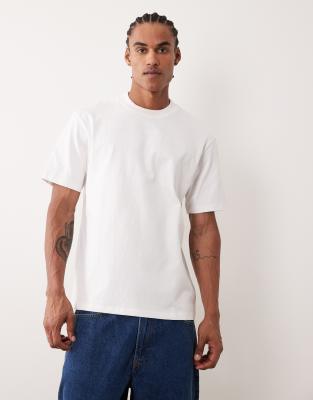 Hugo Boss Uomo Bianca T-Shirt Hvid Str. M - Immagine 3