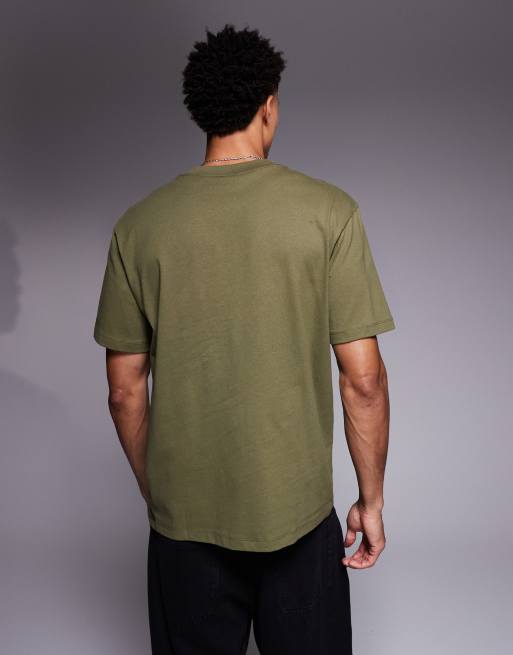 HUGO Red - Dapolino - T-shirt comoda verde, 3 di 5