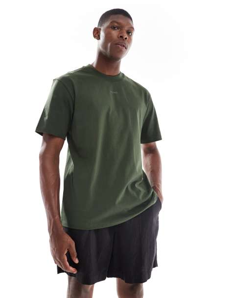 Hugo Red Dapolino t-shirt in green - view 1