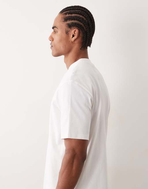 HUGO Red – Dapolino – T-Shirt in Weiß, 4 von 5