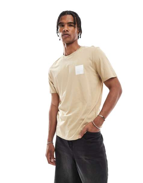 Hugo Red Dapusi t-shirt in beige - view 1