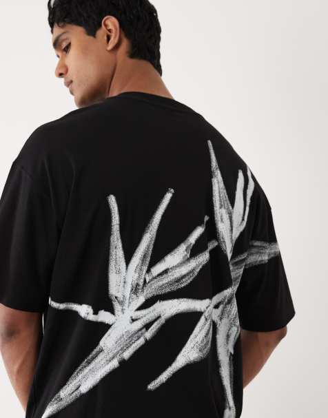 HUGO Red – Dariso – Svart t-shirt i oversized fit - view 1