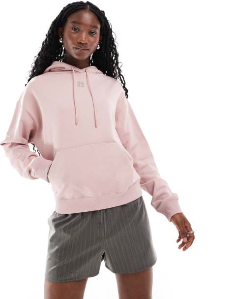 HUGO Red - Delfinia - Lyserød pullover-hættetrøje - view 1