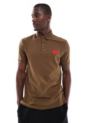 HUGO Red - Dereso - Polo marrone - view 1