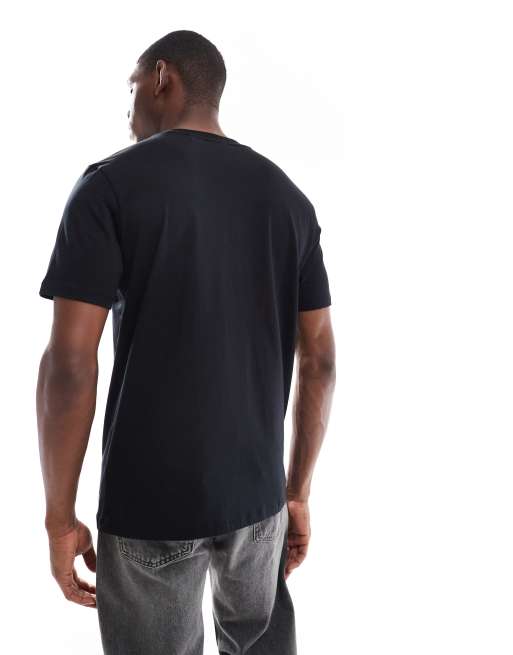 Hugo Red Deterni t-shirt in black, 4 of 5