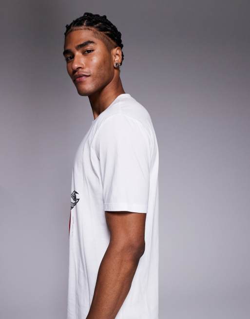 HUGO Red – Diboxer – T-Shirt in Weiß mit Motivprint, 4 von 5