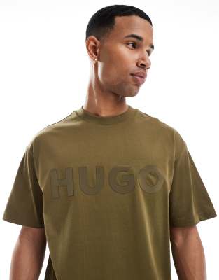 HUGO Red - Dinkee - T-shirt - Vert - Hugo Red - Modalova