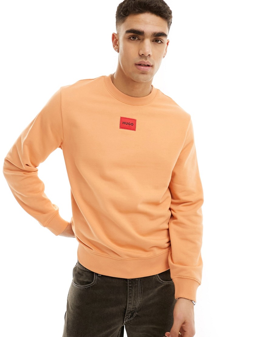 HUGO RED Diragol sweatshirt in orange