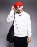 [Hugo Red] HUGO Red Diragol sweatshirt in white 2XL White