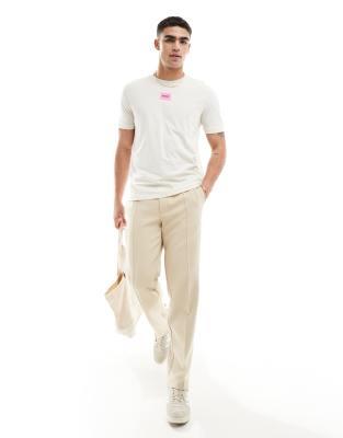 Hugo Red Diragolino T-shirt In White