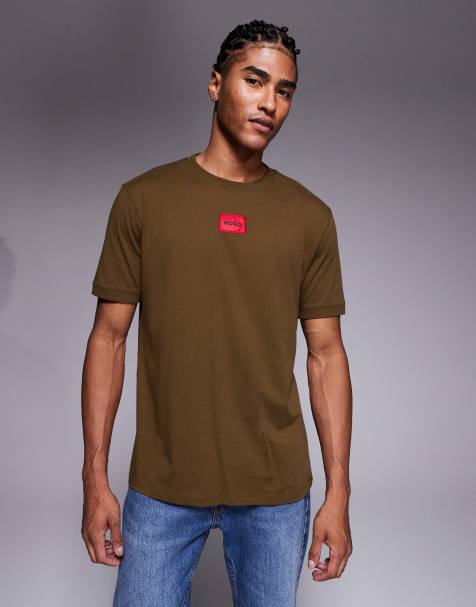 HUGO Red - Diragolino - T-shirt marrone - view 1
