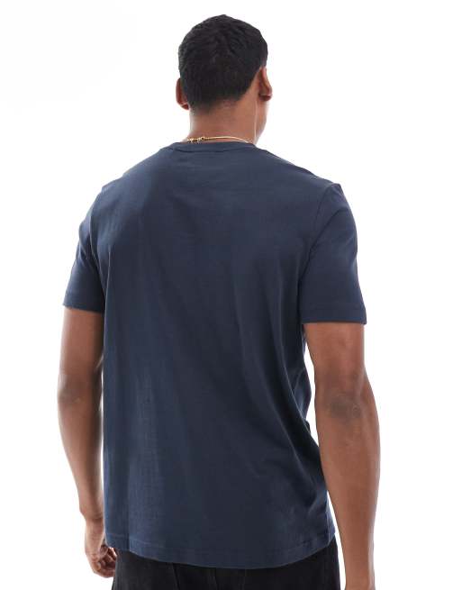 HUGO Red – Diridumti – Ciemnozielony T-shirt z foliowanym logo, 4 z 4