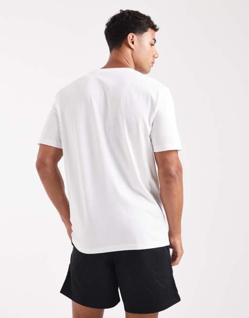 HUGO Red - Diwom - T-shirt à imprimé logo - Blanc, 3 de 5