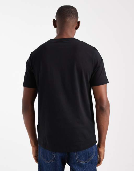 HUGO Red - Diwom - T-shirt met logoprint in zwart, 3 van 5