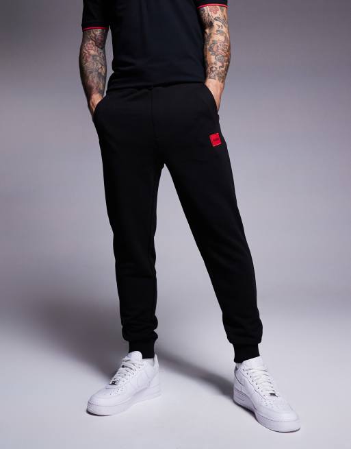 HUGO Red Doak logo trackies in black (part of a set)