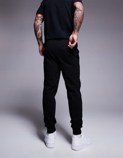 HUGO Red Doak logo trackies in black (part of a set), 2 of 5